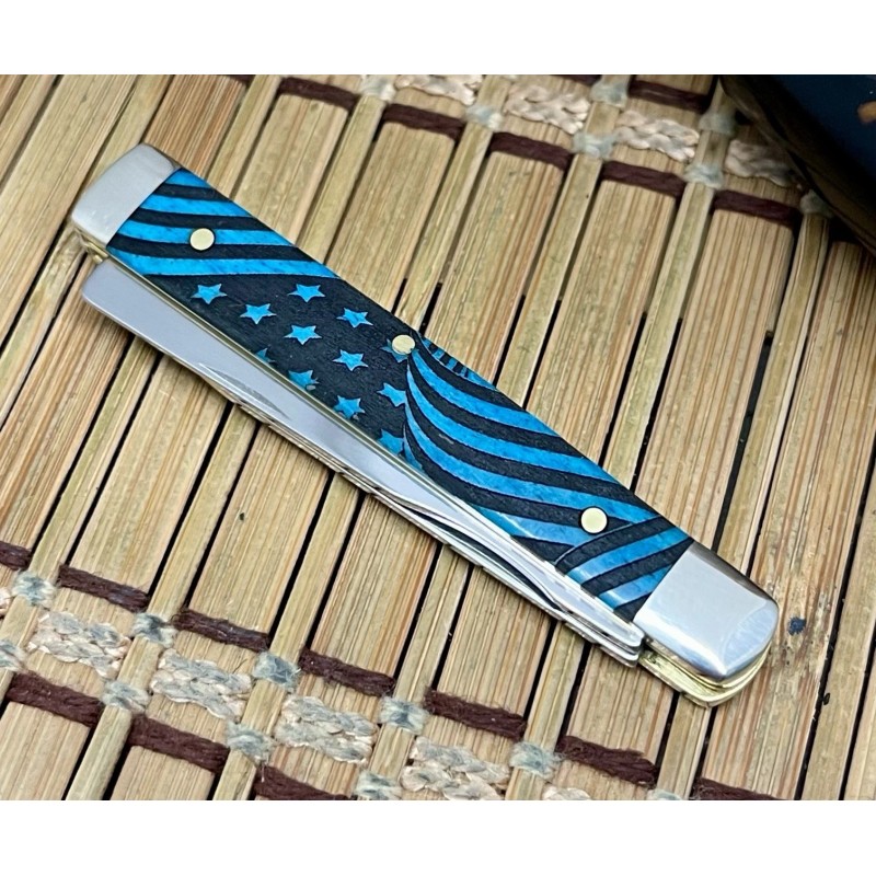 Case XX USA 2025 Caribbean Bone USA FLAG 1/500 Baby