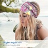 Generic Women's Paisley Print Hair Headbands, Soft & Comfortable, Curly