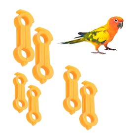 KEQAR 6 Pieces Split Legs Chick Lameness Bandage Poultry Leg Brace for Newborn Chicks with Split Legs