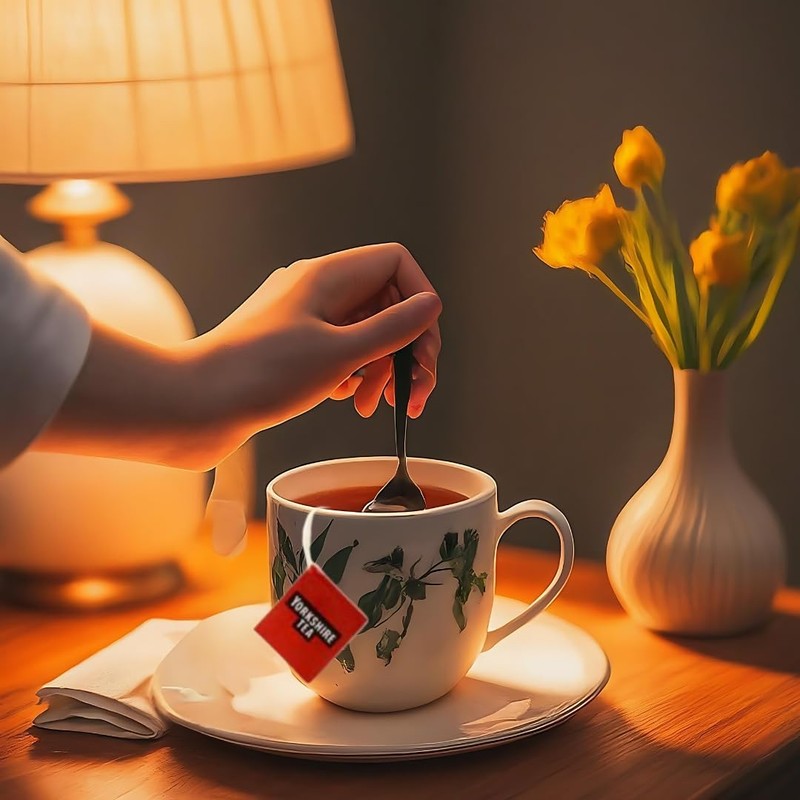 50 x Yorkshire Individually Wrapped & Tagged Tea Bags (50
