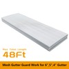 Powrocket Universal Sizes Stainless Steel Micro Mesh Gutter Guard Leaf