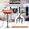 Heated Bird Baths for Outdoors for Winter, Lovppy 100W Heated