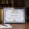 Houstimi Silver A4 Picture Frame Certificate Frame Glass Diploma Graduation