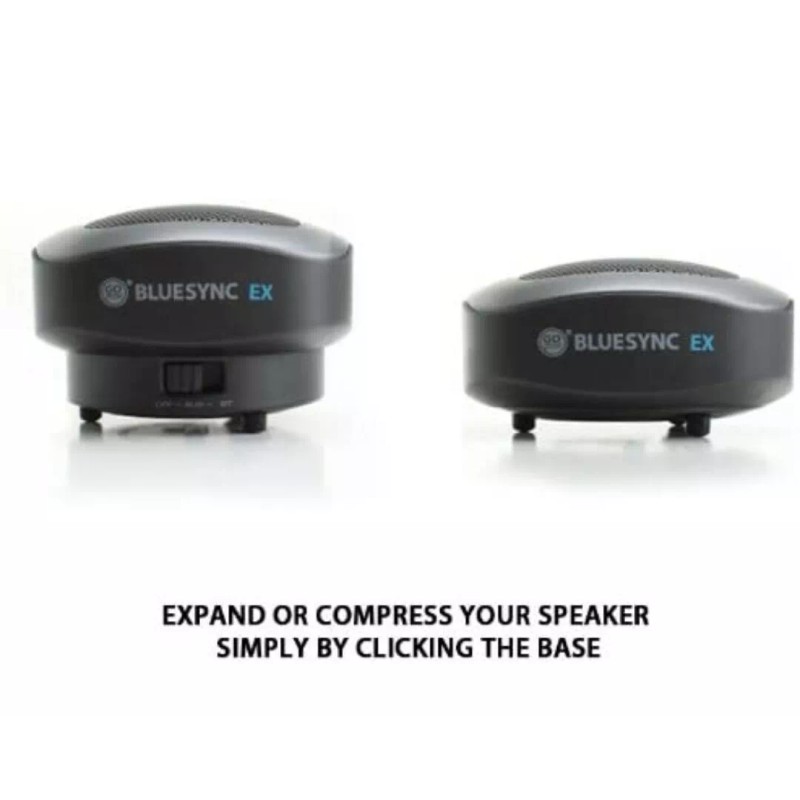 GOgroove Portable Pocket-Sized Rechargeable Bluetooth Speaker with Expanding Bas