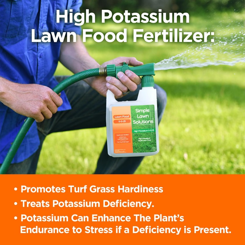 Simple Lawn Solutions - High Potassium Lawn Food Liquid Fertilizer
