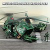 JOYIN 10-in-1 Military Helicopter Toys Set with Light, Sound, Trucks,