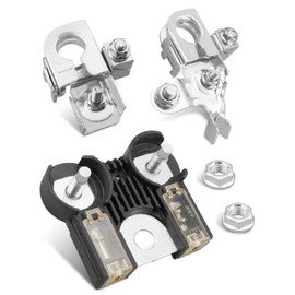 AL3Z-14526-AA BFT & BT4Z-14450-AA Battery Terminal Clamp and Battery Fuse Terminal Fit for Ford F-150 F150 2011-2014, Positive & Negative