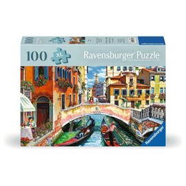 Ravensburger Wooden Puzzle & Board - Venice, 100 piece for Adults and Kids Age 9 Years Up