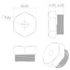 CORWIN 10-24 Extended Rivet Nut Gun Mandrels and Nosepiece Set,