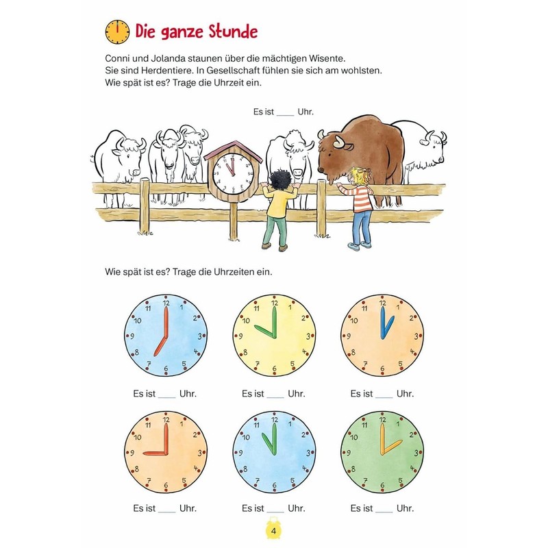 Atlanta Children's Alarm Clock Girl Without Ticking + Children's Book