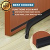 MAXTID Door Draft Stopper 36 Inch Black Adjustable Door Draft