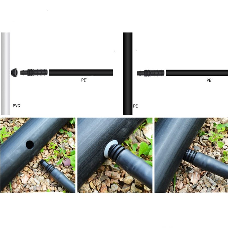 16mm Stop Endfor Irrigation Pipe Plastic Drip Irrigation Hose Connector