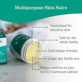 Earth Mama Organic Diaper Balm - 4 fl oz - Diaper Cream for Baby - Safe for Sensitive Skin - Baby Essentials