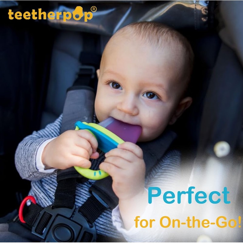Teetherpop Fillable Freezable Feeder – Spill-Proof Design for Baby Led