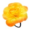 Widmann 94172 Hair Scrunchie with Flower, Yellow, Hair Band, Accessory,