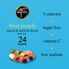 4C Powder Drink Mix Packets, Fruit Punch 1 Pack, 24