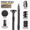 Bobibbi Heavy Duty Wood Screws #14 x 2-7/8", Star Drive