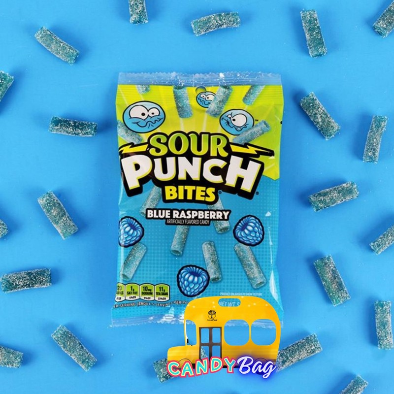 (PACK OF 2) Sour Punch Bites Blue Raspberry - Included