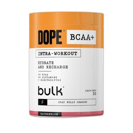 Dope BCAA+ | Intra-Workout Powder | Watermelon | 360 g | 30 Servings | 5g BCAAs | Electrolyte Blend | Glutamine | Vitamin B6 & B12 | Supports Hydration, Energy & Recovery