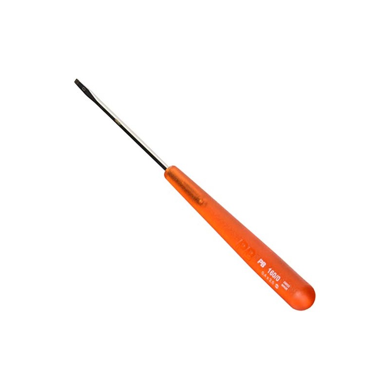 PB SWISS TOOLS ピービースイスツールズ クラシックハンドル 電気技士用マイナスドライバー 刃先厚0.4X刃先幅2.5mm 全長190mm 160.0-80