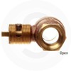 HPC Fire 3/4-Inch Straight Gas Fire Pit Shut Off Valve