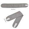 6 diademas Dokpav en negro, blanco y gris con velcro,