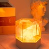 Sarini Rock Salt Lamp, Natural Crystal Salt Light, Sleeping Aid
