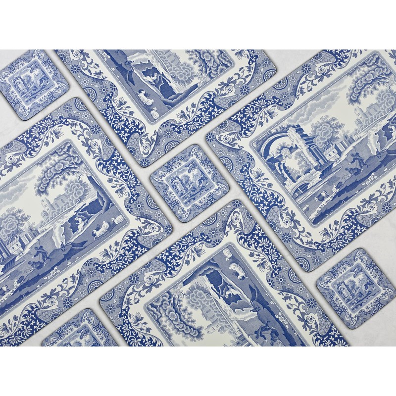 Pimpernel Spode Blue Italian Collection Coasters | Set of 6