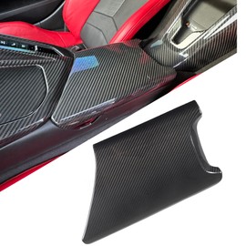 Parts God Real Carbon Fiber Center Console Arm Rest Lid of Corvette C8 2020-2025 Interior Accessories