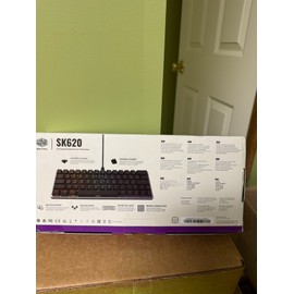 Cooler Master SK620 Wired Mechanical Low Profile Gaming Keyboard Space Gray