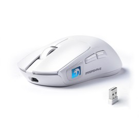 MAMBASNAKE M4 Ultra Lightweight Gaming Mouse, 3 Mode Connection, USB 2.4 GHz, Bluetooth, Up to 24,000 DPI, High Accuracy, PAW3311 Sensor, 1000 Hz Polling Rate, Wireless, Supports Both RGB Lighting