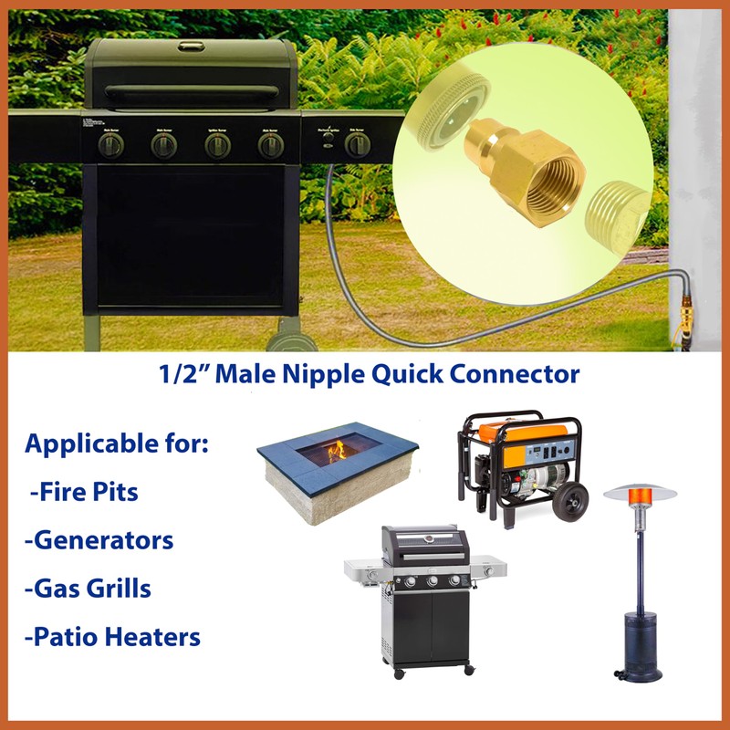 Female NPT Quick Connect Hose Connector Plug, Quick Release Valve