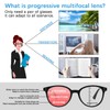 SIGVAN Progressive Multifocus Reading Glasses Blue Light Blocking Women Men