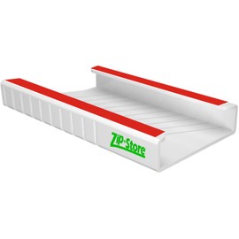 Zip n Store - Your Refrigerator Organizer - Zip lock Bags Easy Fridge Organizer - Organizes 10 Bags, Perfect For Leftovers, Easy To See & Install, Access Food, Does not come with Tracks - Door