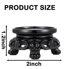 2in Crystal Ball Stand, Sturdy Desktop Ornament Display Pedesta