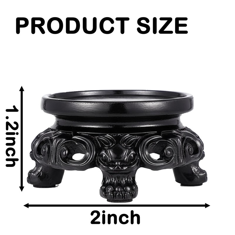 2in Crystal Ball Stand, Sturdy Desktop Ornament Display Pedesta