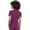 Cherokee Form Women Scrubs Top Tuckable V-Neck CK819, XXS, Wine