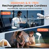 One Fire Cordless Desk Lamp for College Dorm Room,Dimmable Battery