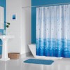 Tropik Home Extra Wide and Long Fabric Shower Curtain With