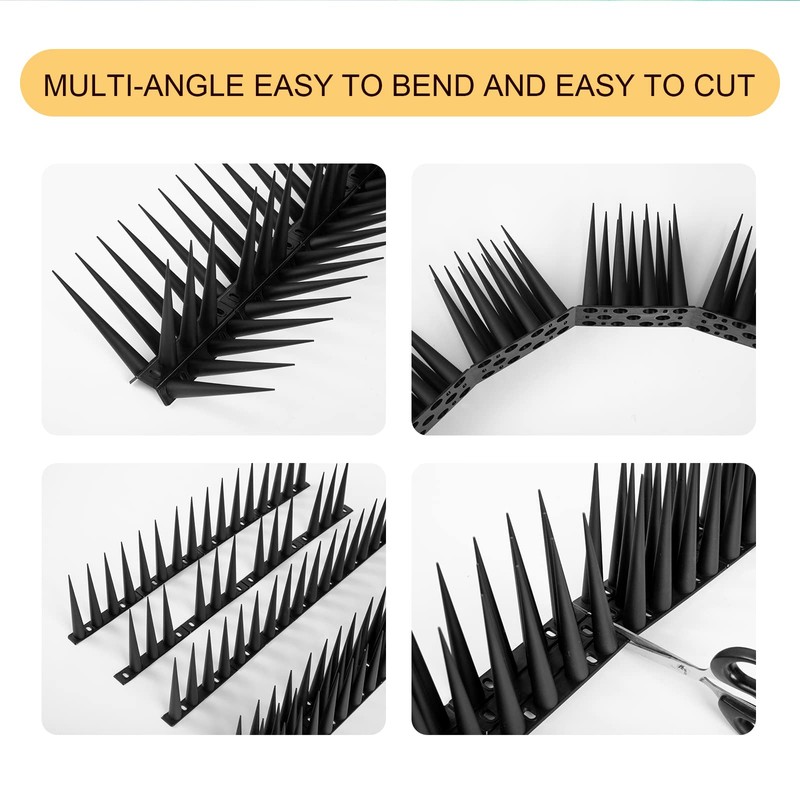 OFFO Bird Spikes Pigeon Outdoor Spikes for Cat Keep Birds