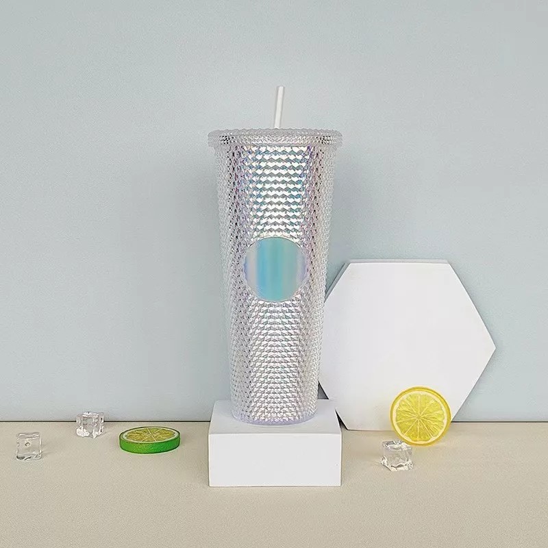 comleo Vaso Tipo Cafetero Doble Pared Con Luz De Acrílico