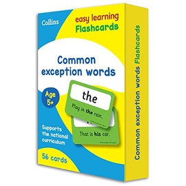 Common Exception Words Flashcards: Ideal for home learning (Collins Easy Learning KS1)