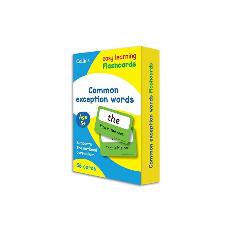 Common Exception Words Flashcards: Ideal for home learning (Collins Easy