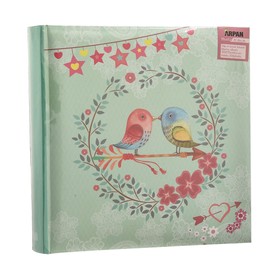 Arpan Vintage Bird Photo Album Slip In Case Memo Album 6x4" for 200 Photos