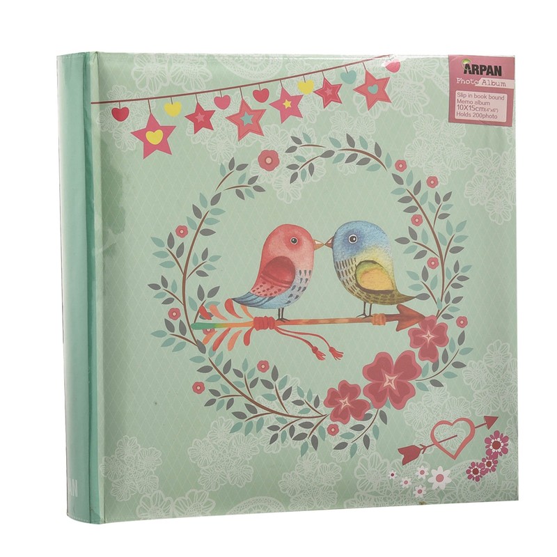 Arpan Vintage Bird Photo Album Slip In Case Memo Album