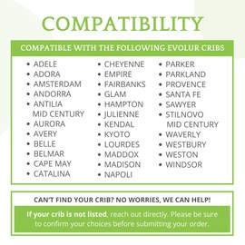 Full-Size Conversion Kit Bed Rails for Evolur Cribs - Solid Wood Crib Convertible Kit to Kids Bed - Transitional Style Rails & Easy-to-Install Child Essentials for Safety (Distressed Slate)