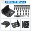 Rack Mount Kit, Adjustable 13-35 mm Rack Bracket, Switch Holder,