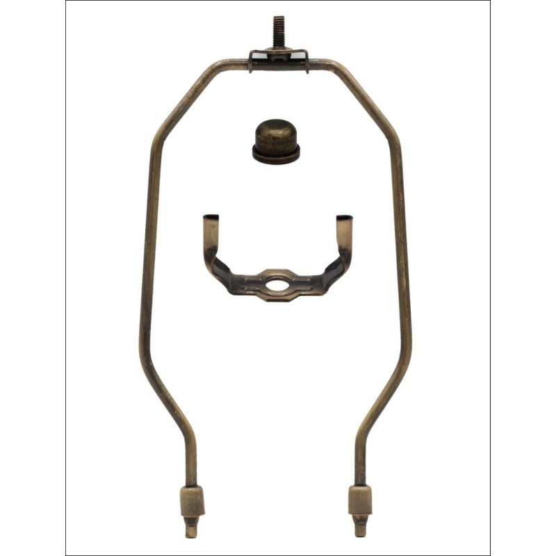 Creative Hobbies Antique Brass Make-A-Lamp Kit With All Parts &
