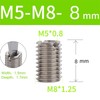 Thread Insert Reducing Nuts, M5 x 0.8 M8 x 1.25