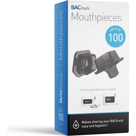 BACtrack C-Series Breathalyser Mouthpieces (100 Count), Compatible C6 and C8 Breath Alcohol Testers, Not Compatible Mobile Smartphone Breathalyzer
